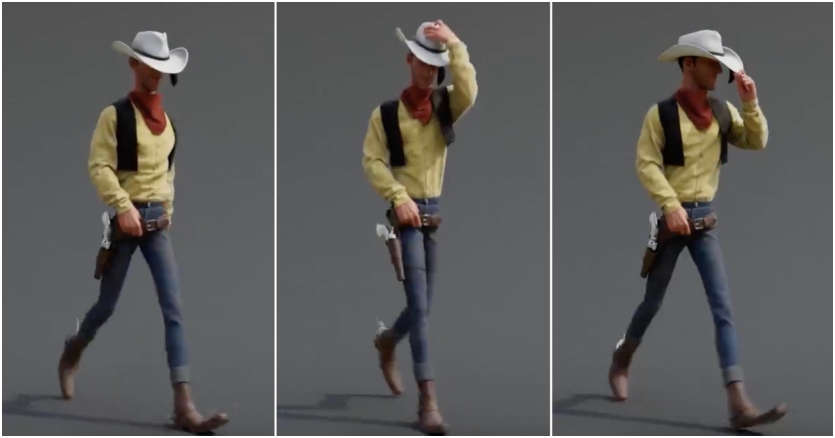 A Smooth 3D Lucky Luke Animation Made by a Trio of Artists - 80.lv