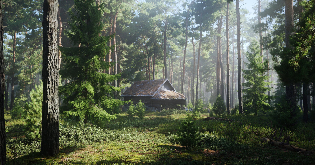 Here's How You Create Realistic Forests With Blender's Geometry Nodes