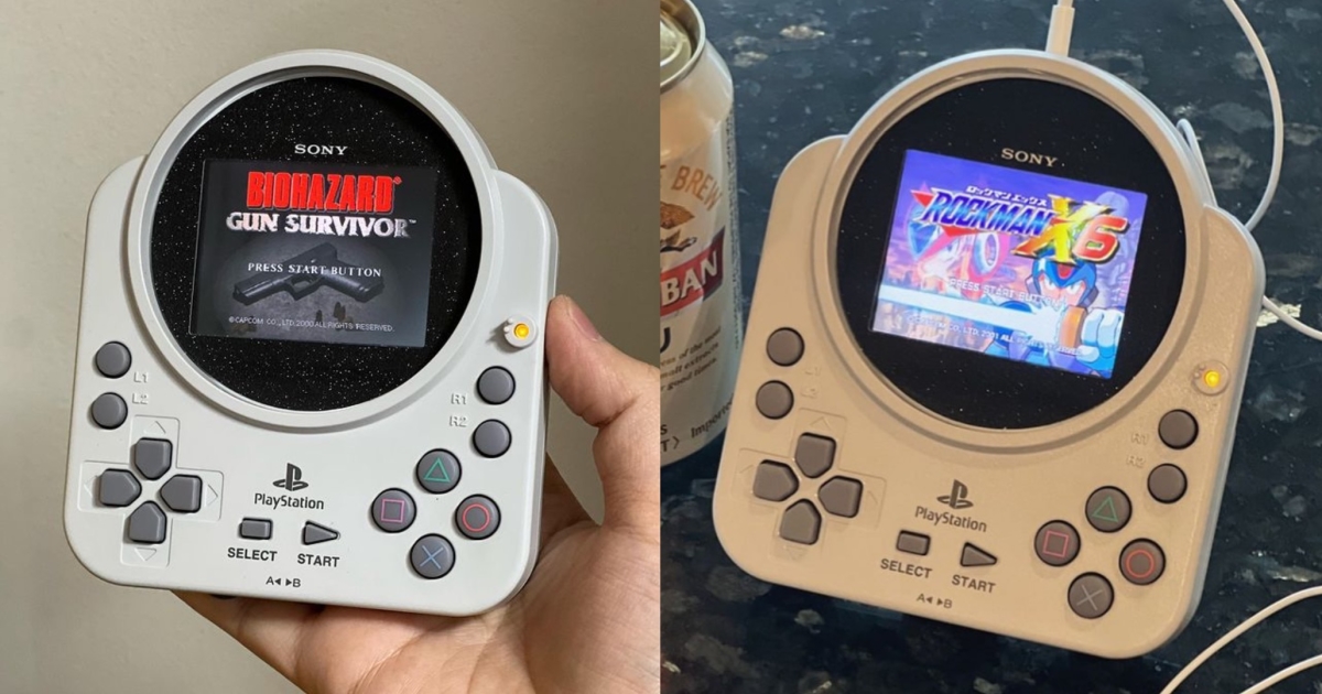 Modder Created PlayStation Handheld Out of Rare PS1 Controller