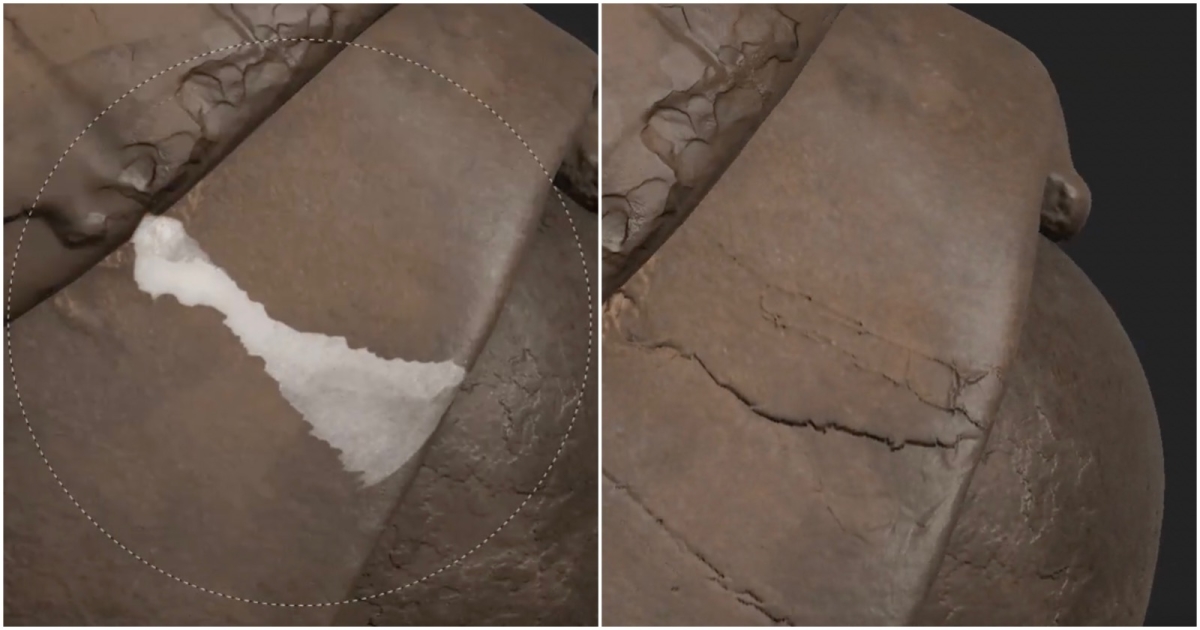 This Procedural Setup Lets You Apply Cracks to 3D Surfaces