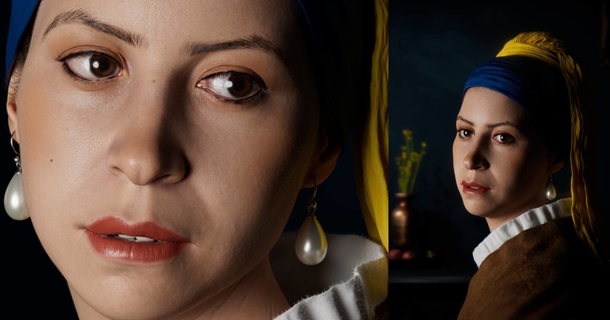 Recreating Girl with a Pearl Earring With ZBrush & Mari