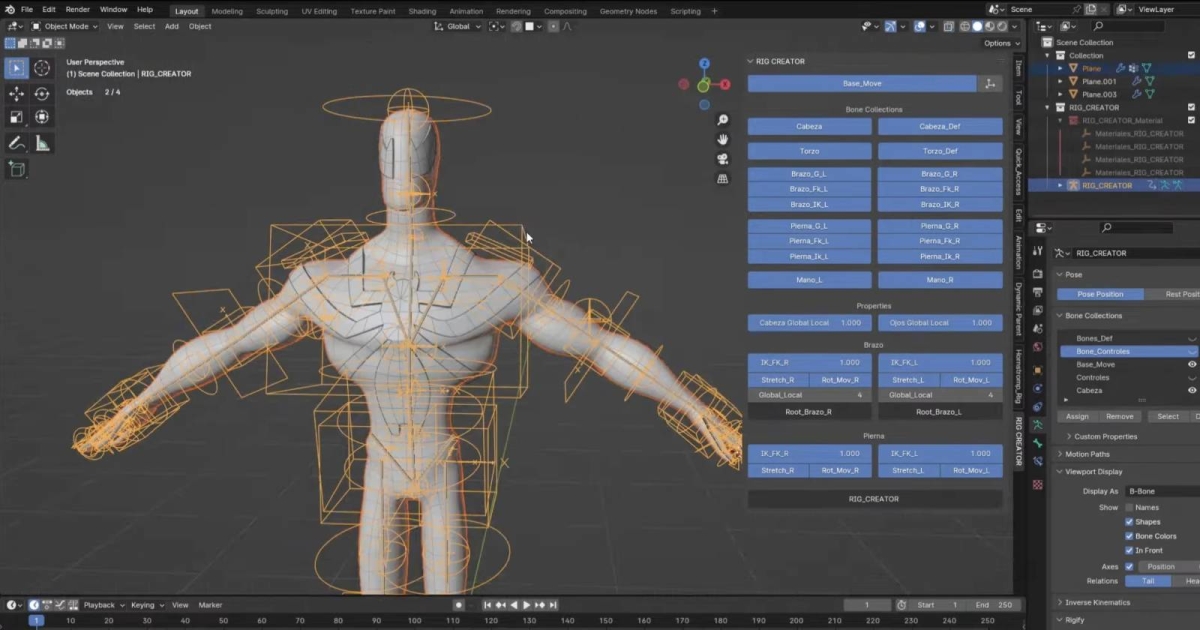 Create Character Rigs With This Free Blender Add-on