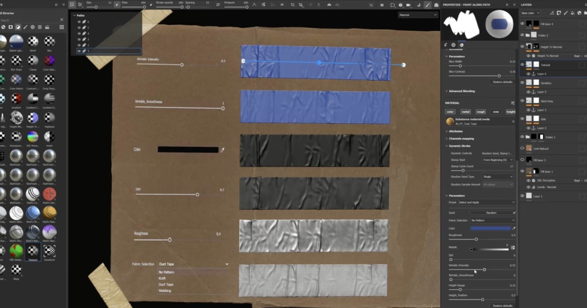 Get These Procedural Substance 3D Painter Wrap Tools