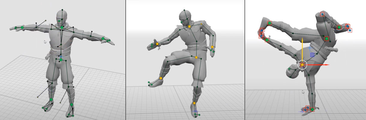 Autoposing In Cascadeur Neural Network Nesting