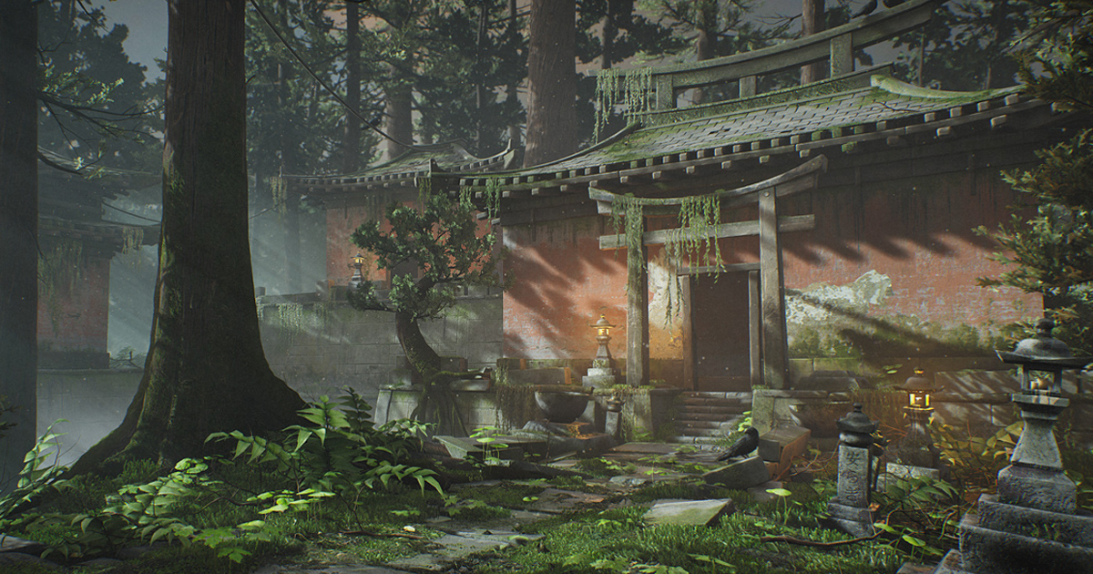 Crafting a Forgotten Shrine in UE4