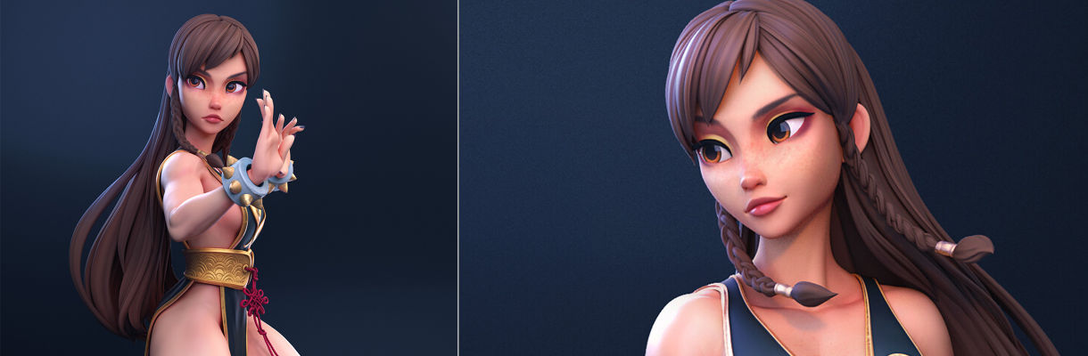 Anime Head plus material for zbrush 3D model | CGTrader