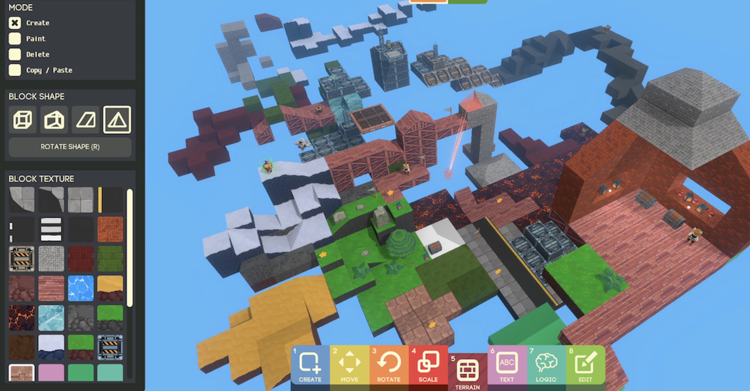 Extended block shapes - Minecraft Mod