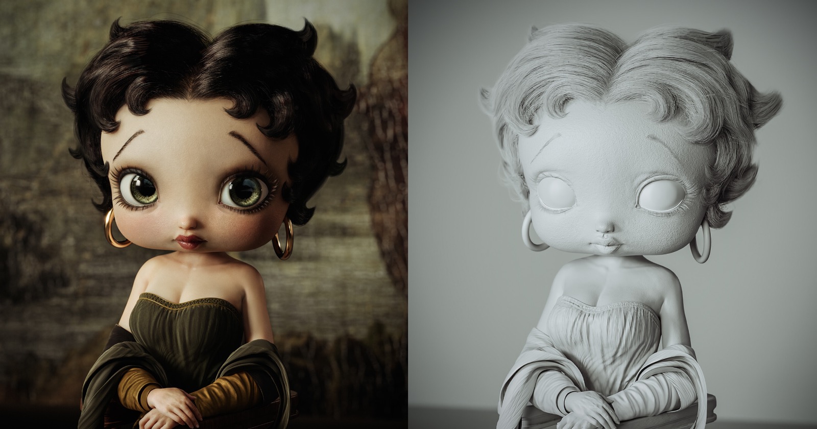 Gal Yosef on Creating Mona Lisa-Like Betty Boop in 3D