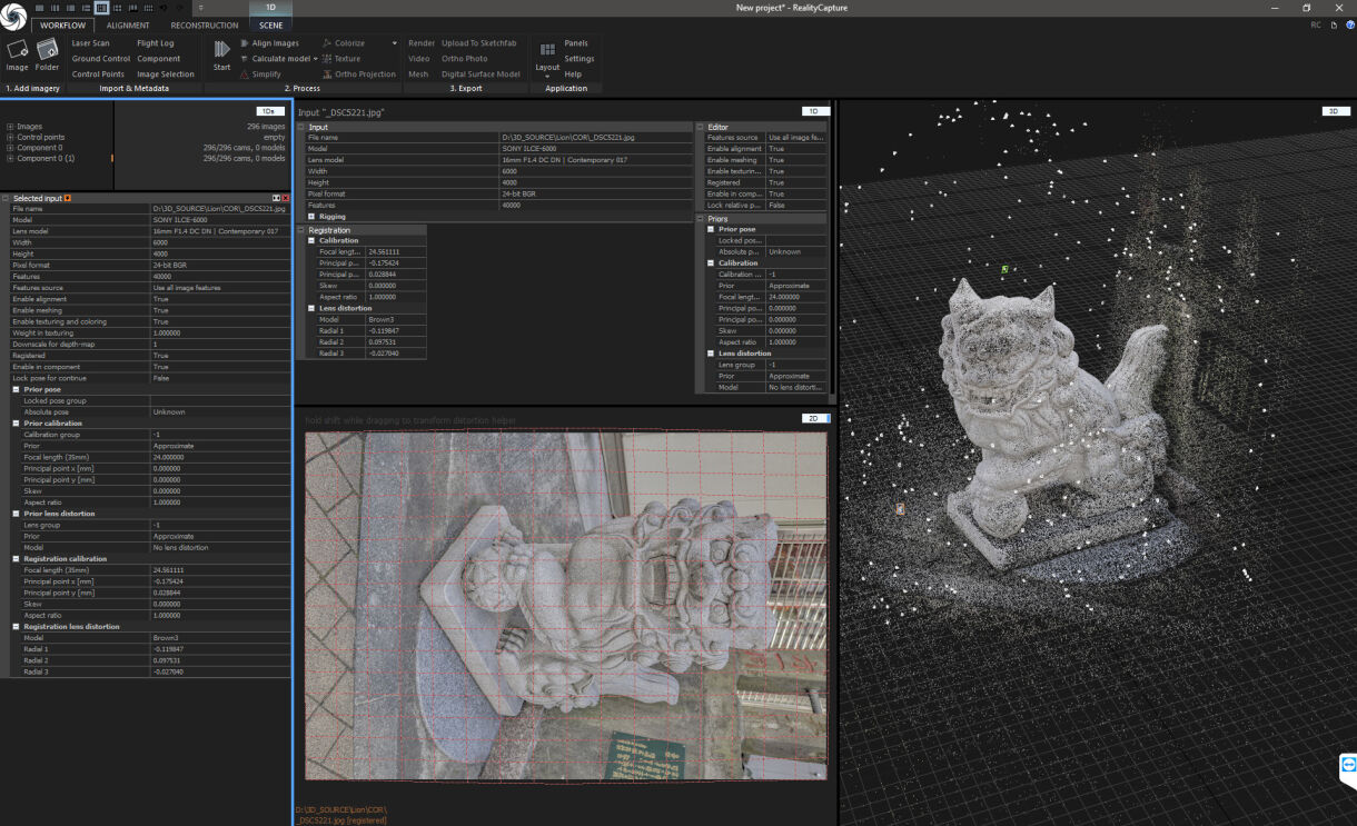 Photogrammetry and clay sculpting visualization - Capturing Reality
