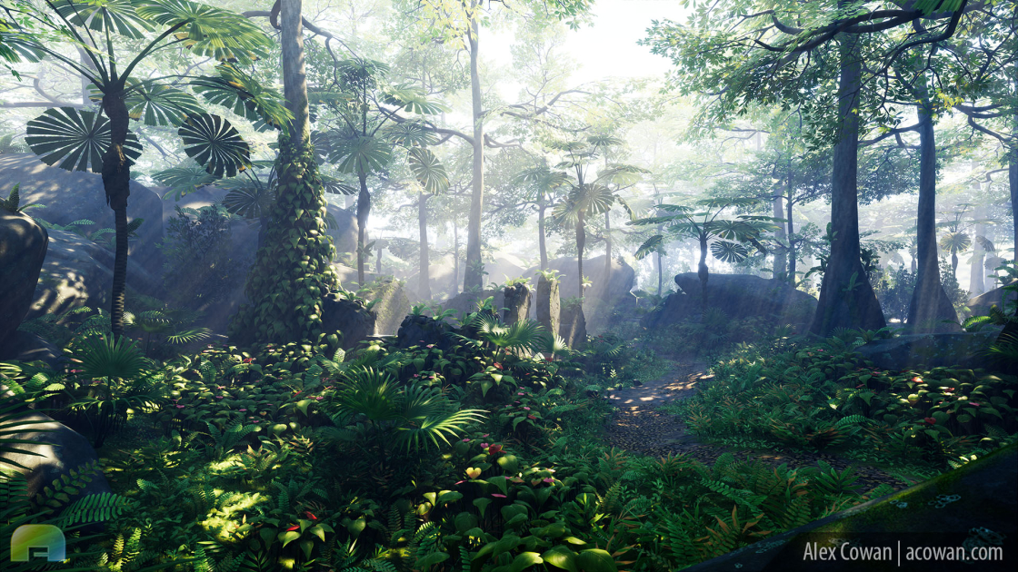 Growing a Jungle Environment in UE4