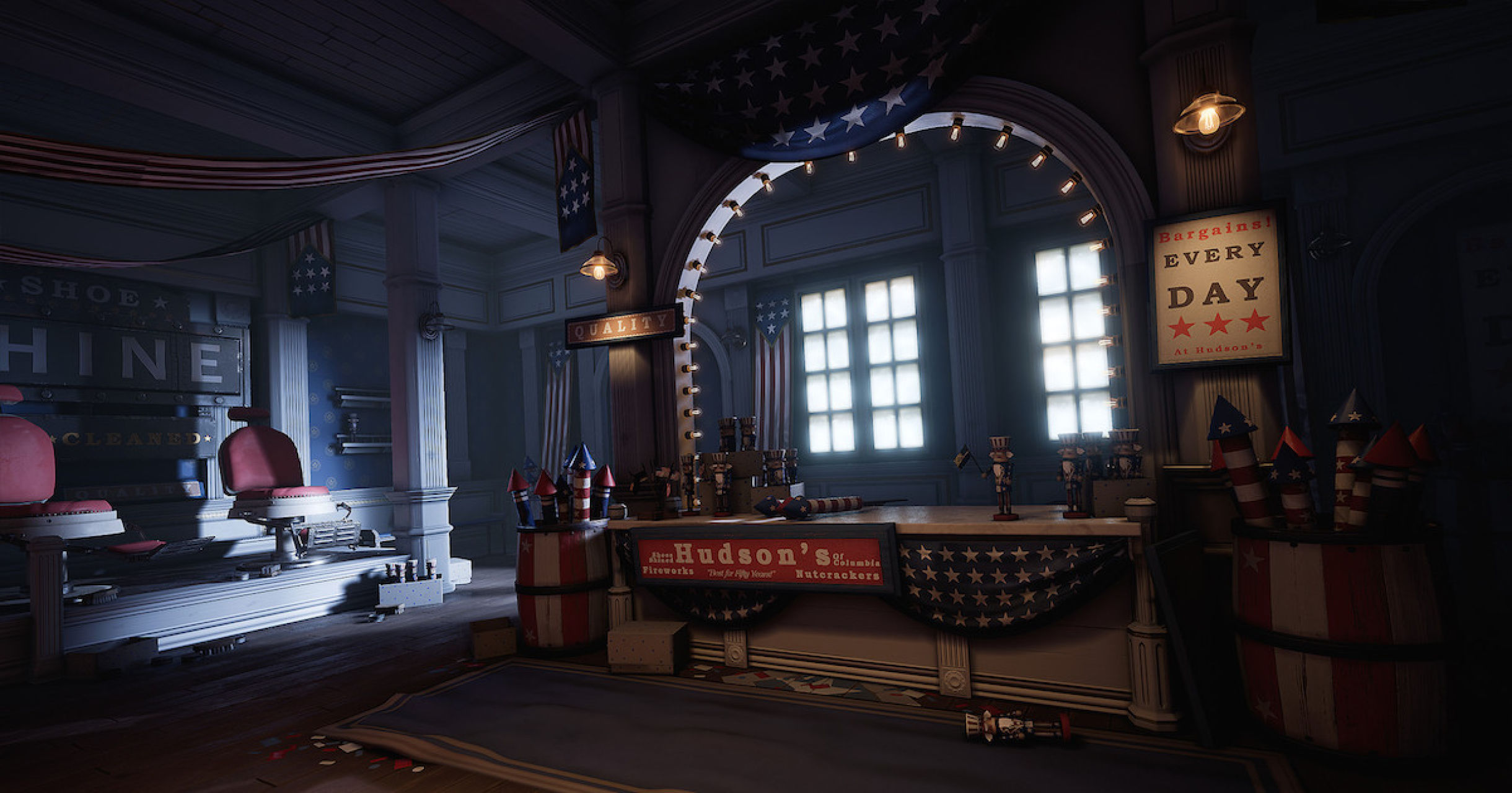 Building a Darker Version of Bioshock Infinite Scene