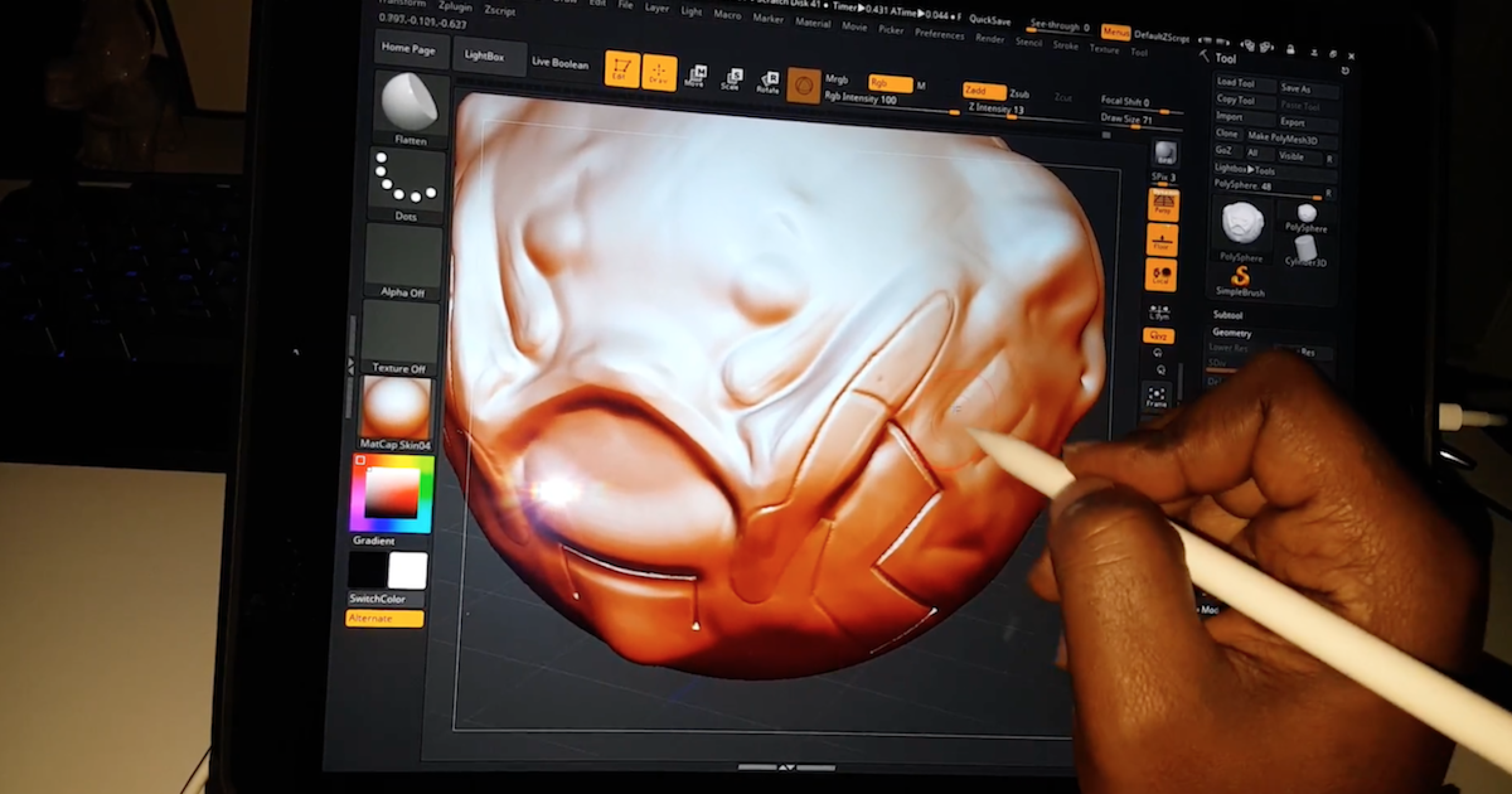 Sculpt on your iPad