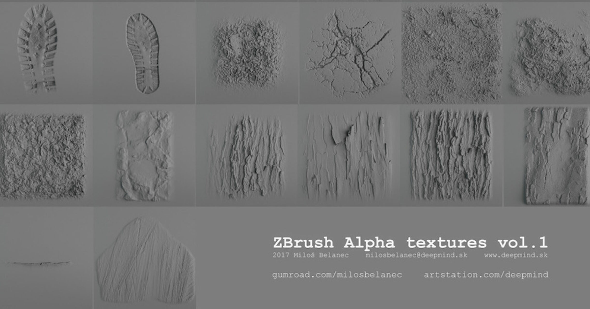 ZBrush Alpha Textures