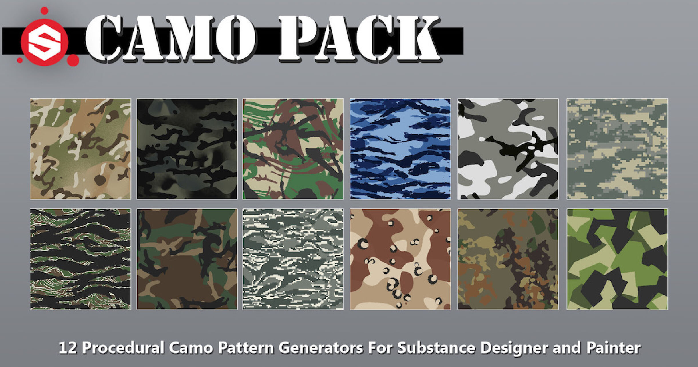 temporal formar Incienso Free Camo Pack for Substance