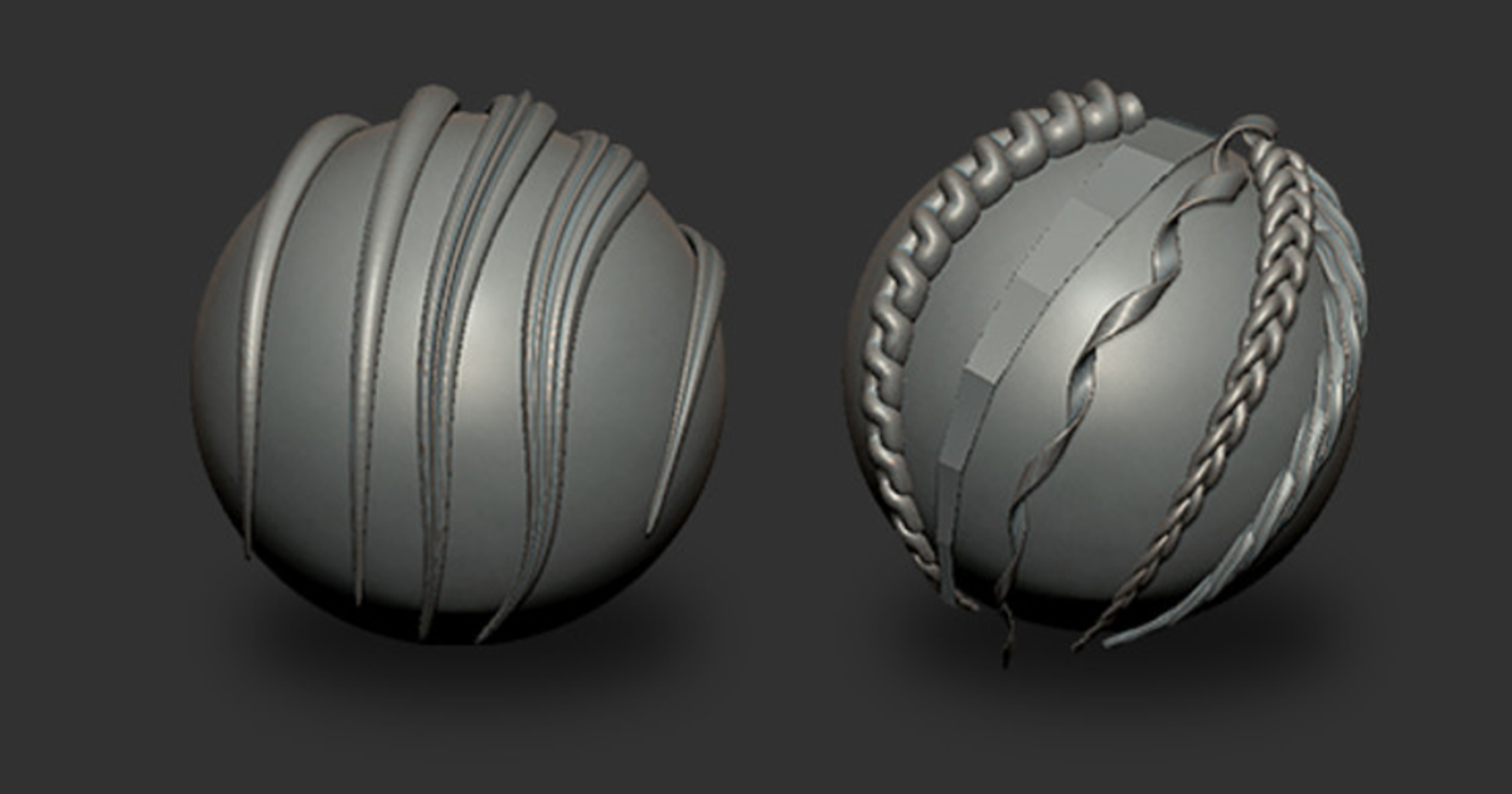 Zbrush hair brush 💖 zbrush imm braid brush