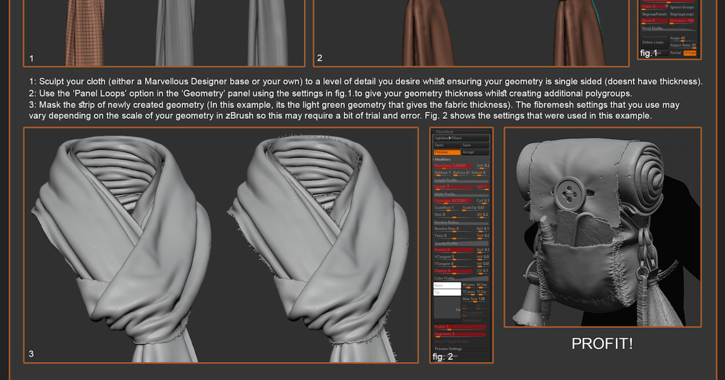 Cloth Sculpting in ZBrush - Tutorial