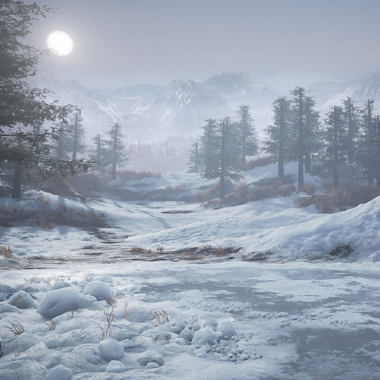 How can i replace a terrain material(grass) with another (snow) all over my  map? - Building Support - Developer Forum