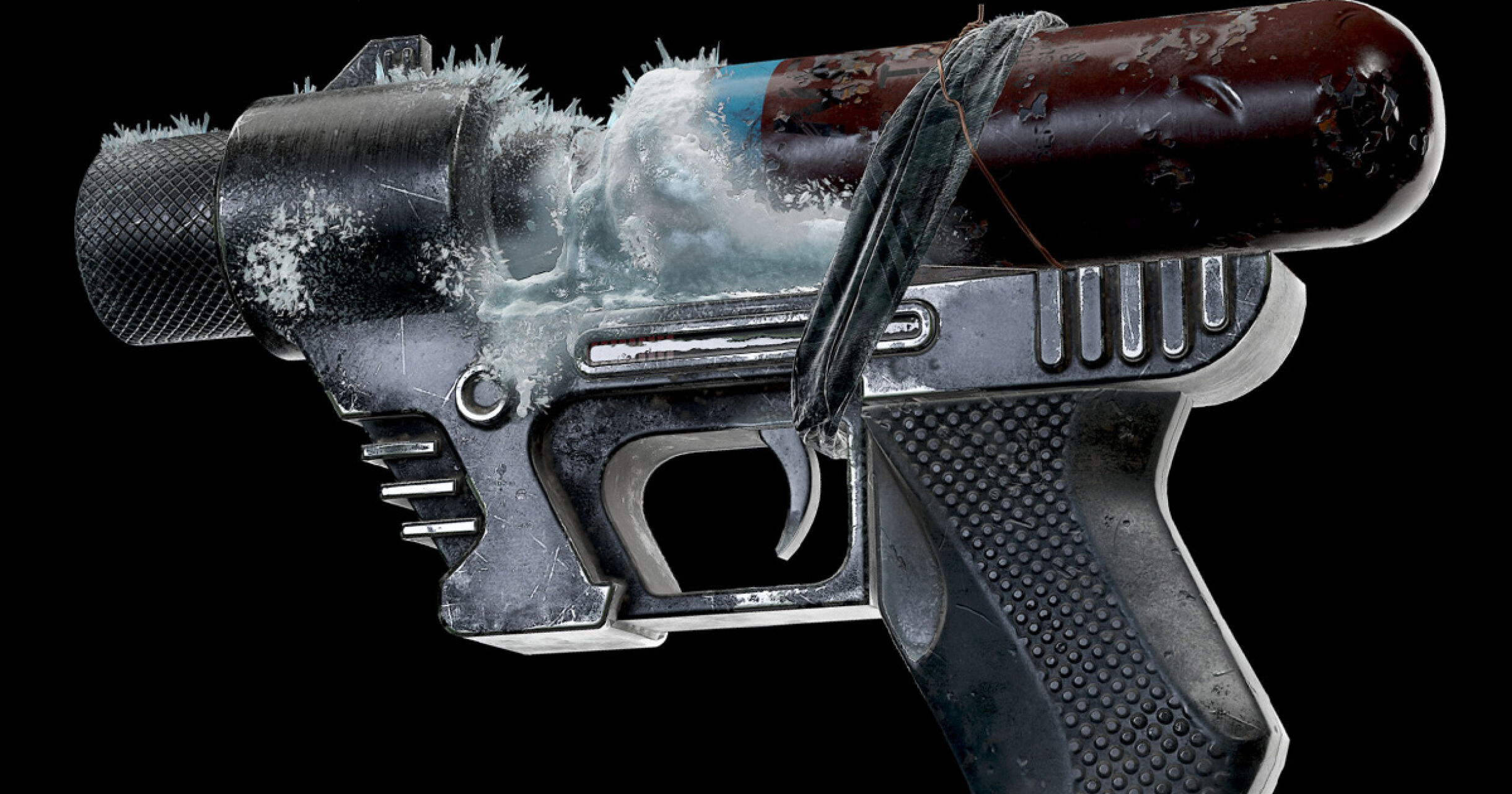 Creating a Frost Gun Blender