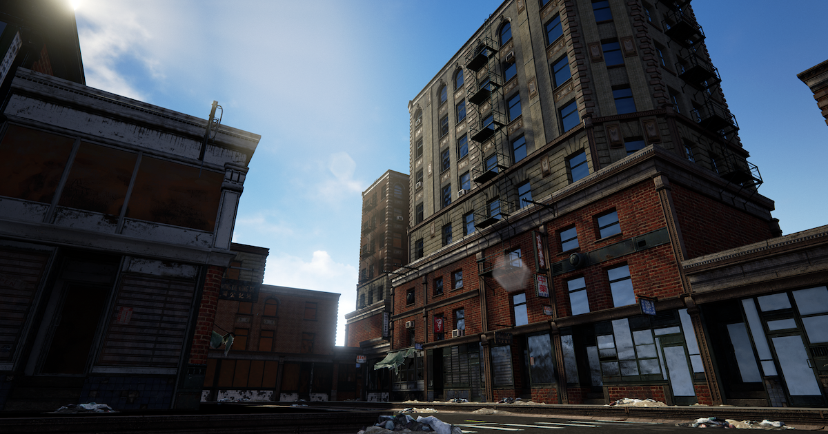 Free Modular Building Set for Unreal