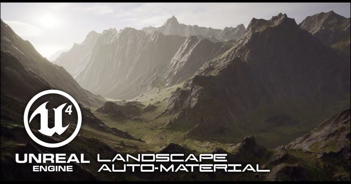 Master Landscape Auto-Material Pack For UE4