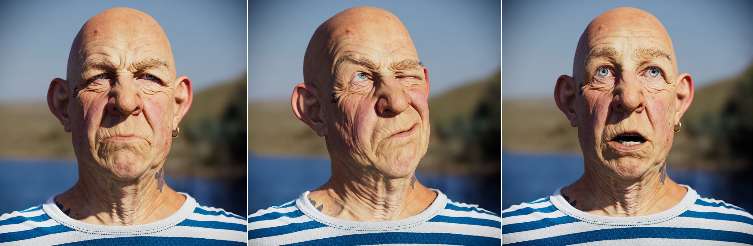 Making an Old Man's Face Sculpt in ZBrush & Maya